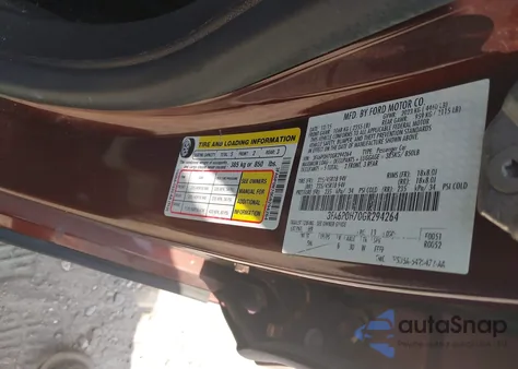 2016 Ford Fusion Se z USA, uszkodzony, nr VIN 3FA6P0H70GR294264